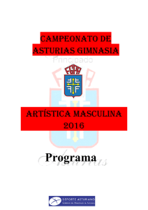 Programa Cptº de Asturias GAM 2016