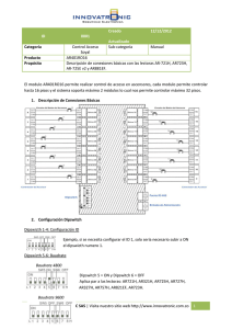 Guía Rápida Módulo AR401RO16 de Control Ascensores