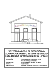 PROYECTO BÁSICO Y DE EJECUCIÓN de