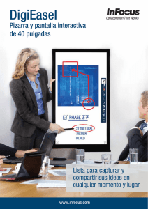 InFocus DigiEasel Datasheet (Euro Spanish)