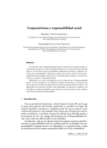 Cooperativismo y responsabilidad social