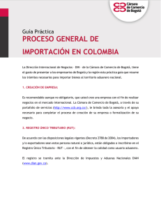 proceso general de importación en colombia