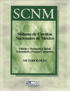 Sistema de Cuentas Nacionales de México. Oferta y