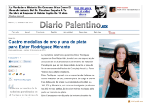 Cuatro medallas de oro y una de plata para Ester Rodríguez