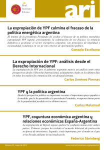 YPF, coyuntura económica argentina y relaciones económicas