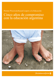 Cinco años de compromiso con la educación argentina