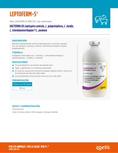 LEPTOFERM-5® BACTERINA DE Leptospira canicola, L