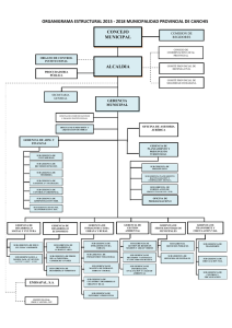 ORGANIGRAMA ESTRUCTURAL 2015