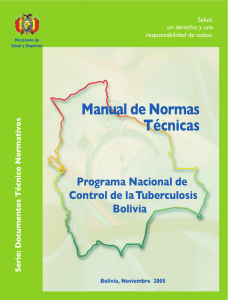 Manual de Normas Técnicas de Tuberculosis en Bolivia