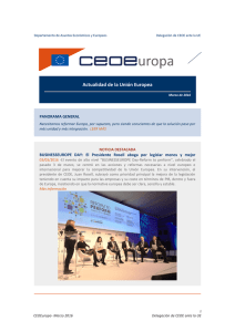 CEOE Europa - Marzo 2016