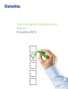 Transformación Empresarial en México Encuesta 2015