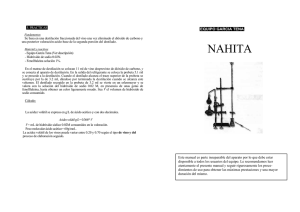 Instrucciones destilador acidez volátil Nahita