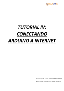 tutorial iv: conectando arduino a internet