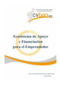 Ecosistema de apoyo y financiación para el emprendedor
