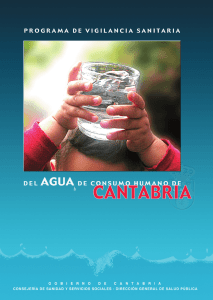 Programa de vigilancia sanitaria del agua de consumo humano en