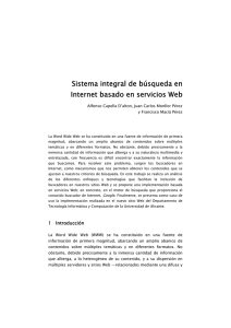 Sistema integral de búsqueda en Internet basado en servicios Web