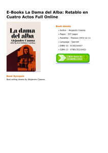 E-Books La Dama del Alba: Retablo en Cuatro Actos Full