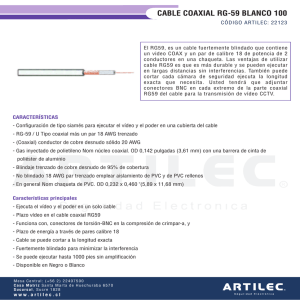 cable coaxial rg-59 blanco 100