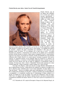 Charles Darwin, una visita a Santa Cruz de Tenerife decepcionante