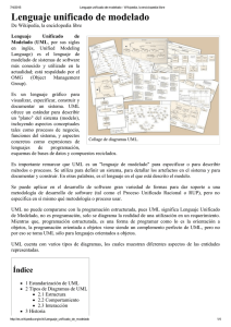 UML Lenguaje unificado de modelado