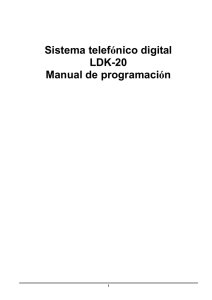 Sistema telefónico digital LDK