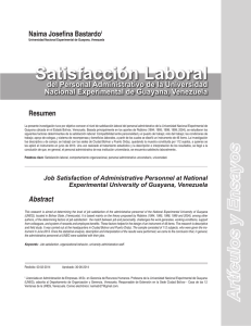 Satisfacción Laboral - Fondo Editorial UNEG