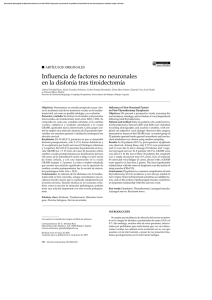 Influencia de factores no neuronales en la disfonía tras tiroidectomía