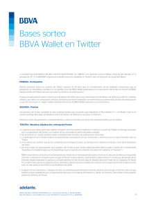 Bases sorteo BBVA Wallet en Twitter