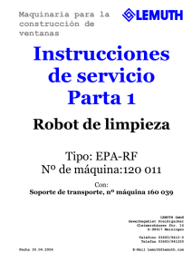 Instrucciones de servicio Parta 1