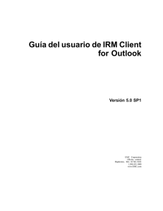 Guía del usuario de IRM Client for Outlook