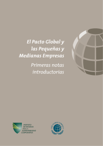 El Pacto Global y las Pequeñas y Medianas Empresas Primeras