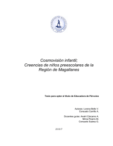 Cosmovisión infantil - Universidad de Magallanes