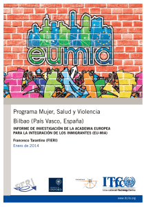 Programa Mujer, Salud y Violencia Bilbao (País Vasco - EU-MIA