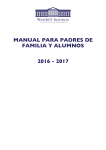 manual para padres de familia y alumnos 2016