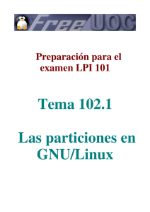 Las particiones en GNU/Linux (v1.0) 102.1 PDF