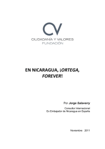 Ortega, forever! - Fundación Ciudadanía y Valores