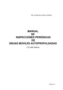 Mannual de inspecciones de Gruas móviles