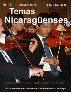 Revista de temas nicaragüenses. Dedicada a la investigación sobre