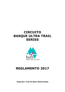 CIRCUITO BASQUE ULTRA TRAIL SERIES REGLAMENTO 2017
