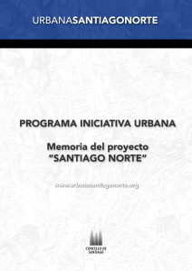 Santiago North urban initiative project report