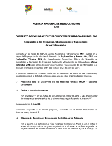 AGENCIA NACIONAL DE HIDROCARBUROS -ANH