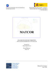 MATCOR - Red de Información de Datos Oceanográficos.