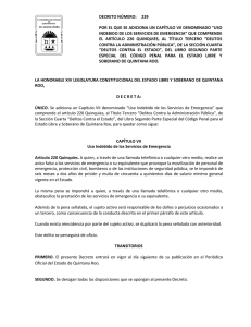 LA HONORABLE XIV LEGISLATURA CONSTITUCIONAL DEL