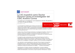La UC investirá como Doctor Honoris Causa al investigador del
