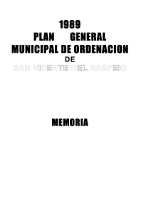 Memoria - Ayuntamiento de San Vicente de Raspeig