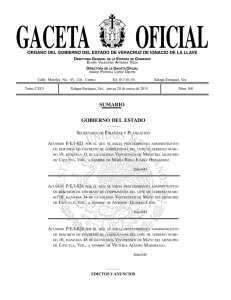 Gaceta Oficial - Editora de Gobierno