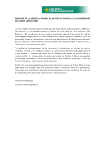 Acuerdos Asamblea General - Caja Rural Castilla