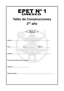Taller Construcciones 2012