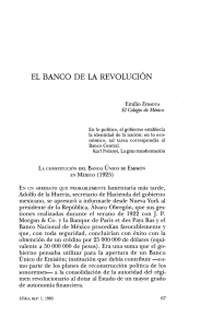 el banco de la revolución - Historia Mexicana