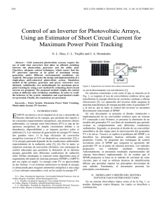 Control of an Inverter for Photovoltaic Arrays, Using an Estimator of